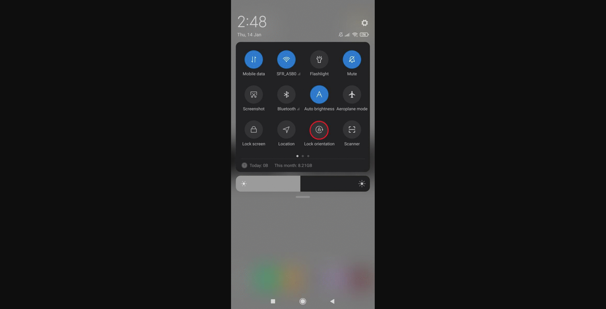 Ajustez les paramètres de rotation automatique