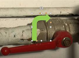 Vérifiez que l'alimentation en eau est toujours assurée