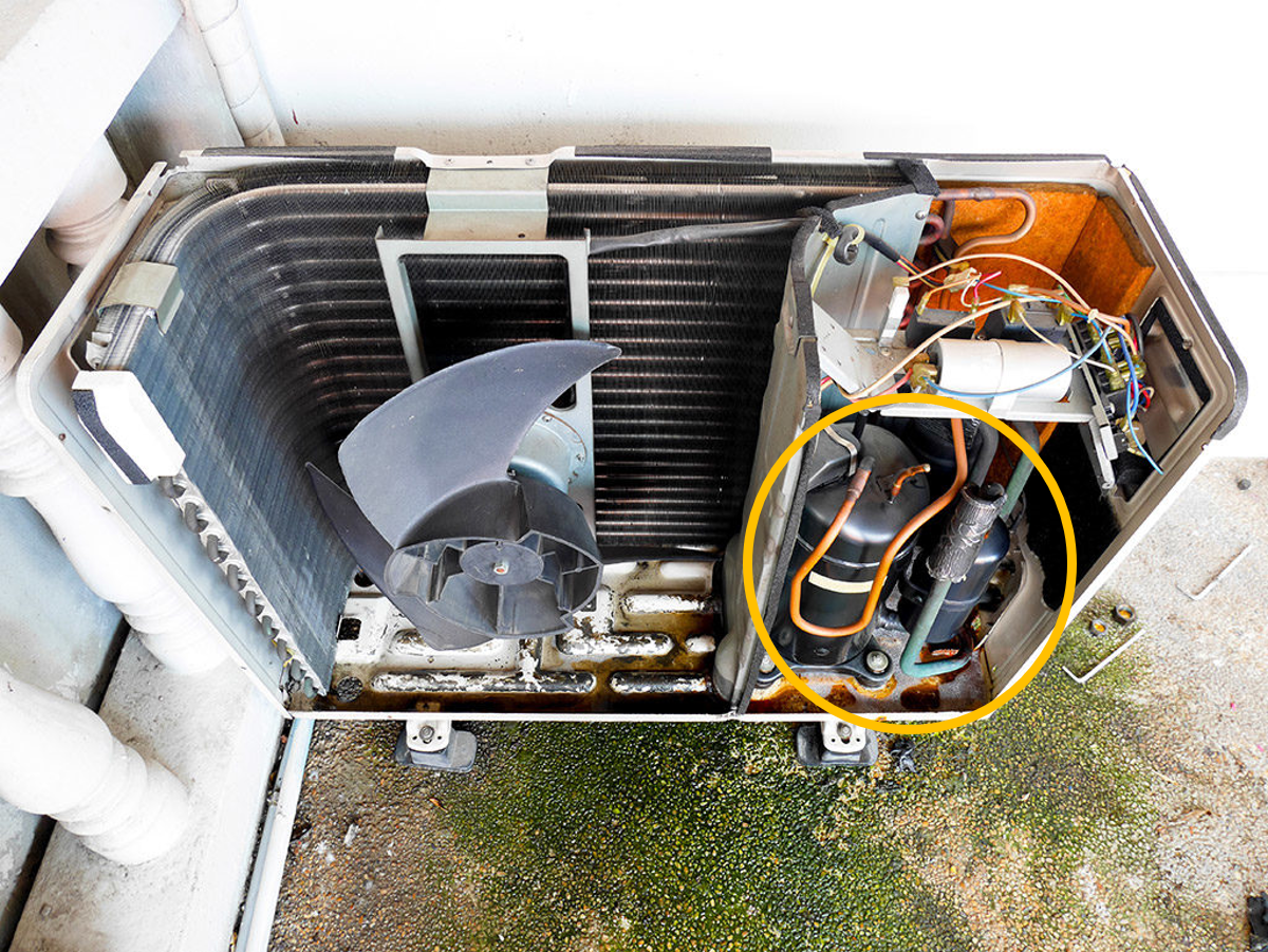 Contrôlez la température du compresseur