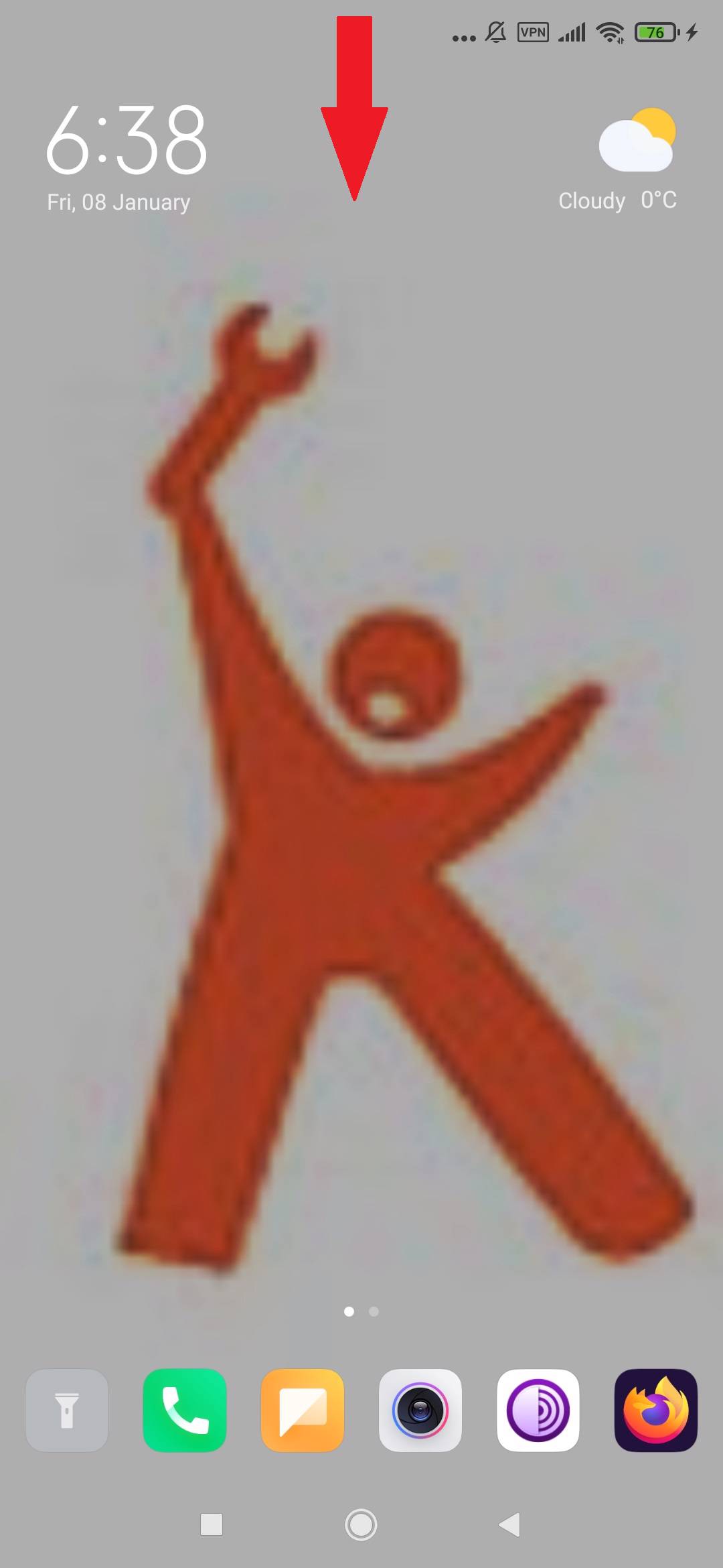 Vérifiez la luminosité