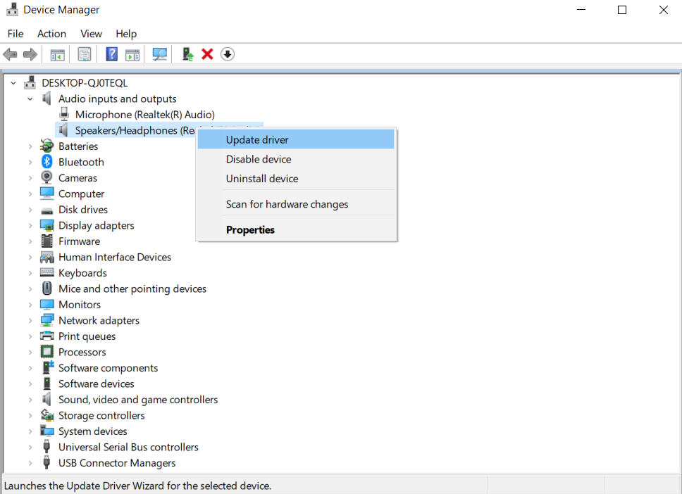 Mettez à jour le pilote du processeur graphique