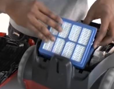 Vérifiez les filtres de l'aspirateur