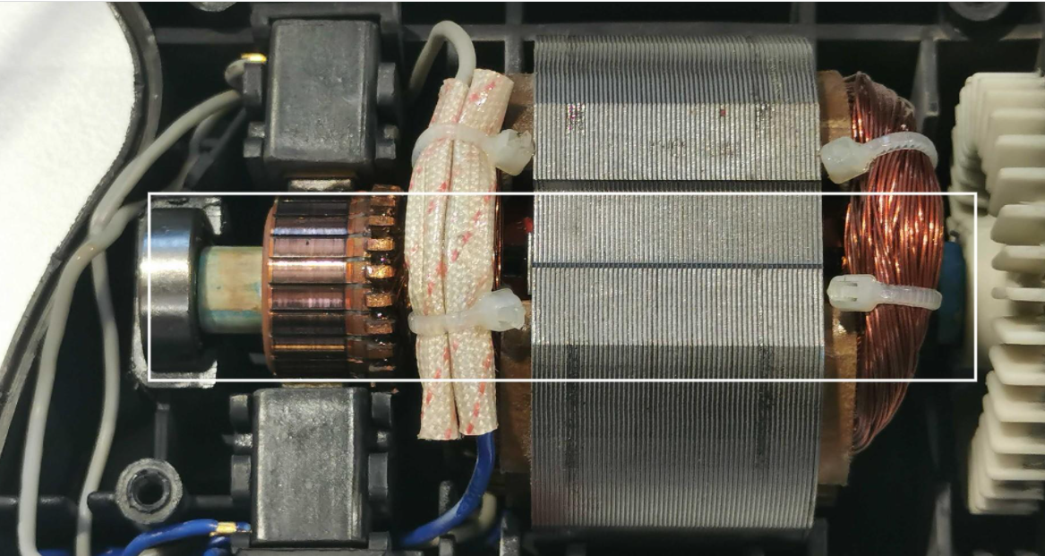 Inspectez l'état de l'induit