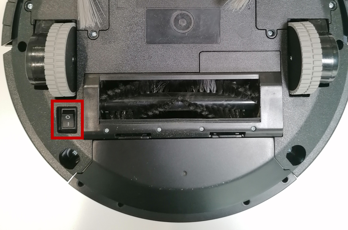 Vérifiez que le robot est bien chargé