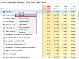 Retirez les tâches volumineuses