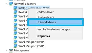 Réinstallez les drivers réseau