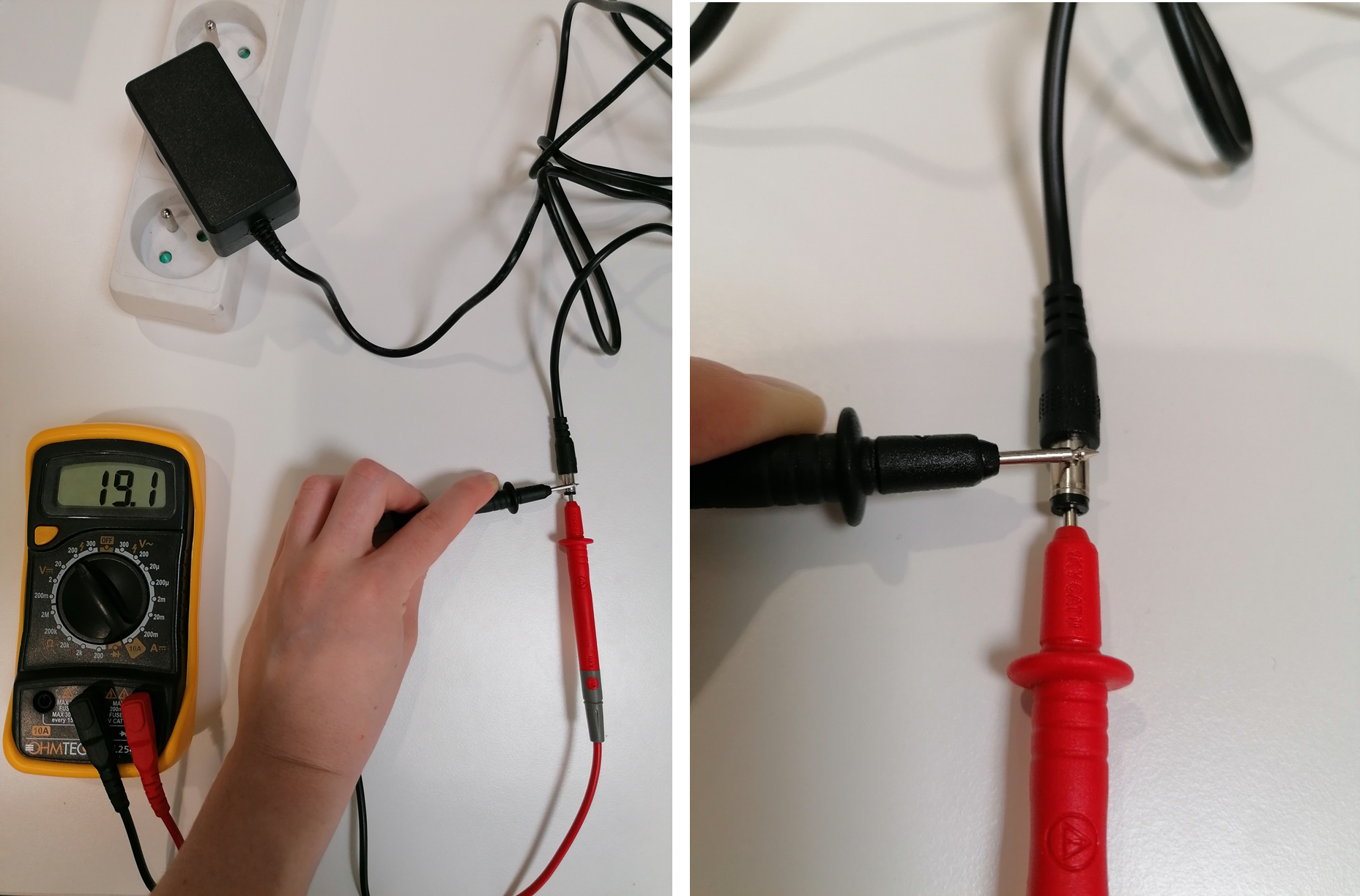 Vérifiez le chargeur d'alimentation