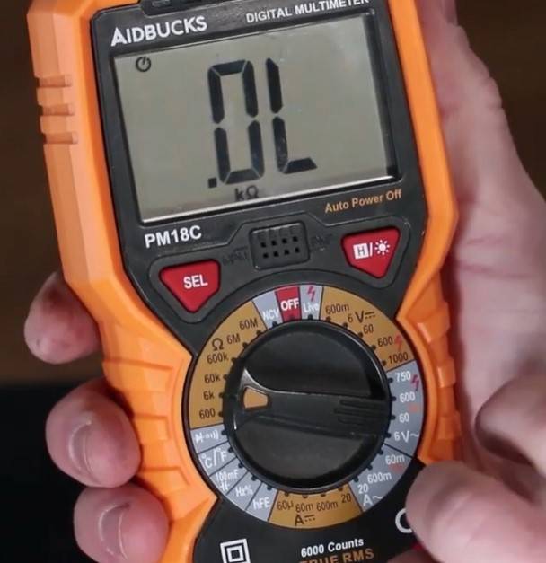 Testez l'électrovanne du frigo