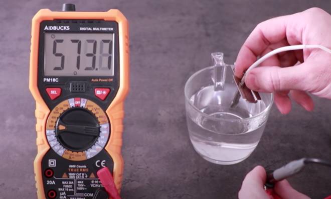 Contrôlez la sonde de température