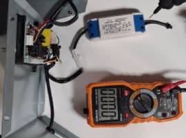 Testez l'alimentation sur le transformateur