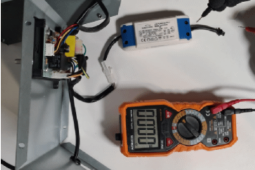 Testez l'alimentation sur le transformateur