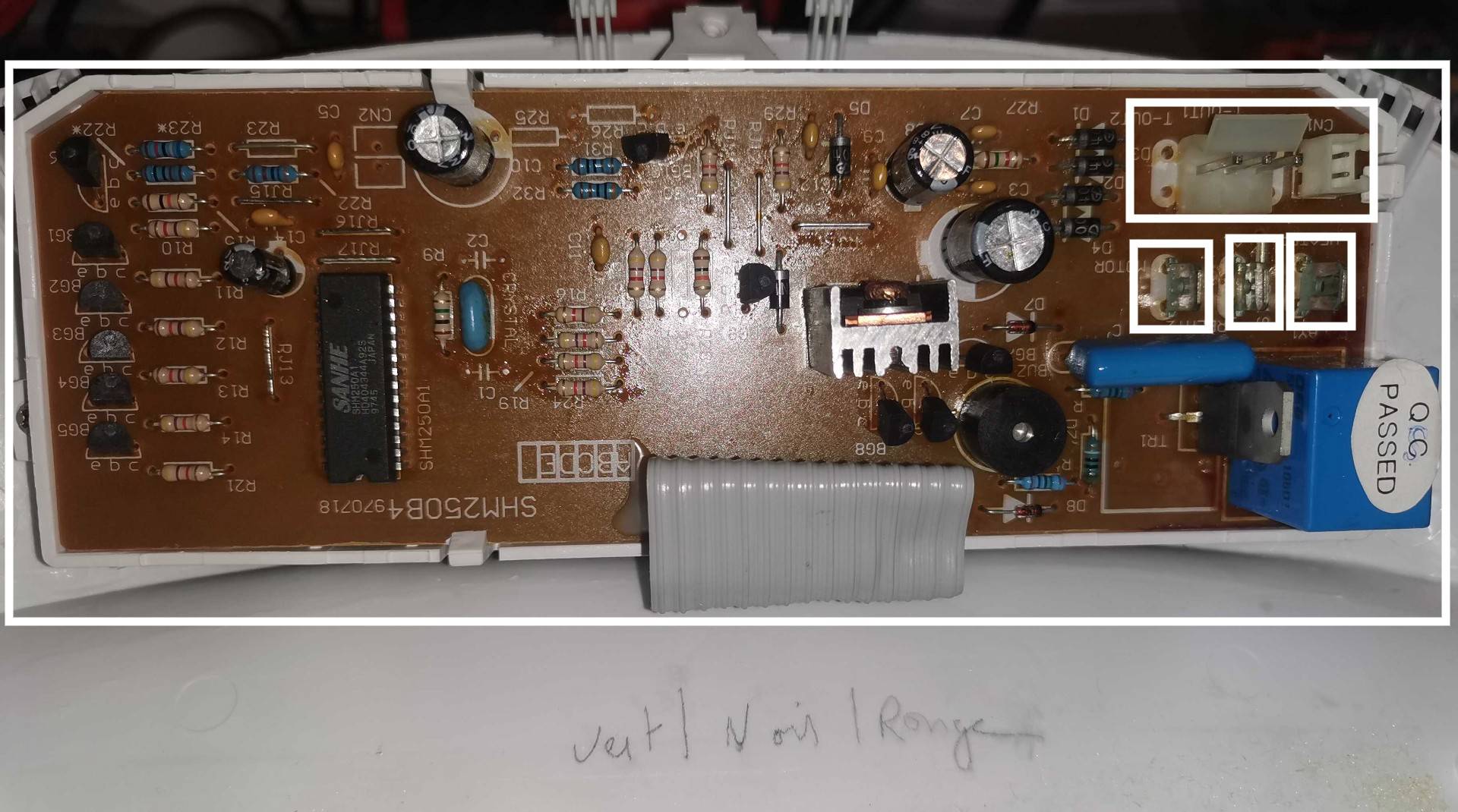 Testez la carte électronique