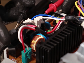 Testez la carte électronique de puissance