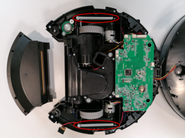 Vérifiez la carte électronique de l'aspirateur robot