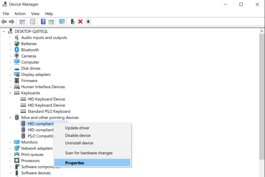 Mettez à jour le pilote du clavier et du pavé tactile