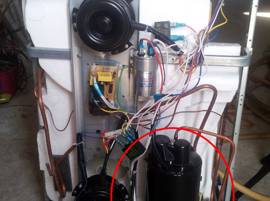 Contrôlez la température du compresseur