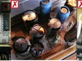 Contrôlez la carte de puissance et ses composants