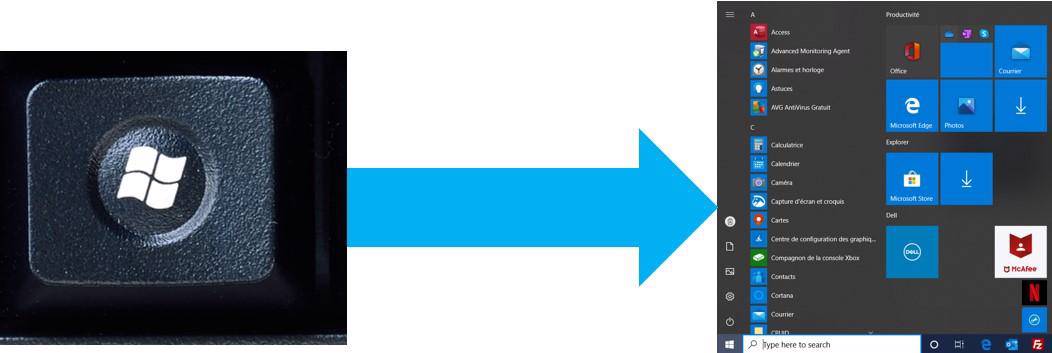 Testez le pavé tactile et le menu