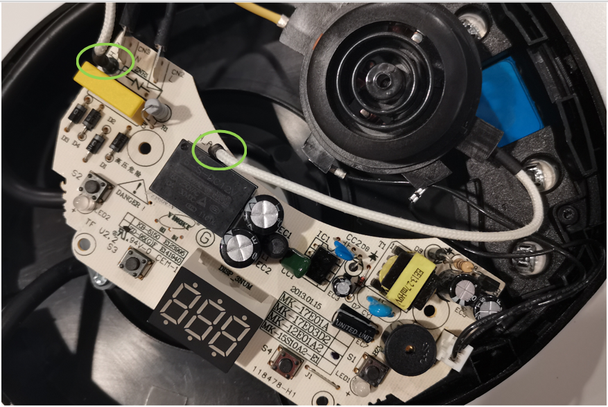 Testez la carte électronique