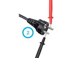 Effectuez un test de fuite sur le cordon d'alimentation