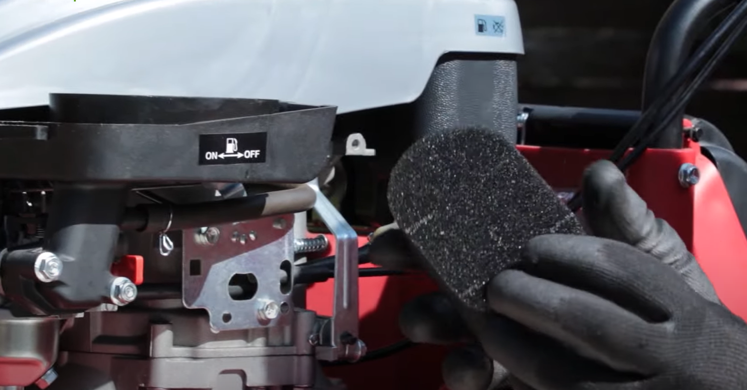 Vérifiez le filtre à air