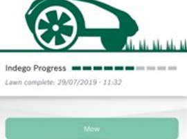 Chargez la batterie du robot tondeuse