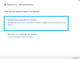 Mettez à jour le pilote du clavier et du pavé tactile