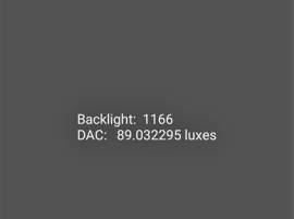 Testez le capteur de luminosité