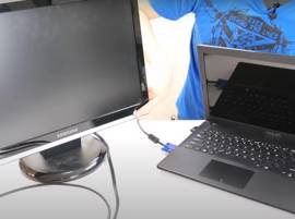 Branchez votre ordinateur à un écran externe