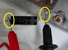 Vérifiez la diode haute tension