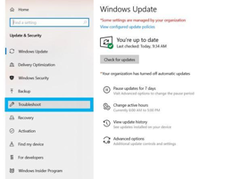 Utilisez l'outil diagnostic de Windows