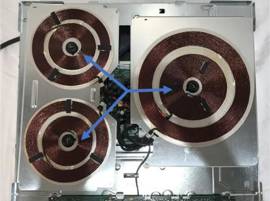 Vérifiez les inducteurs et la carte de commande