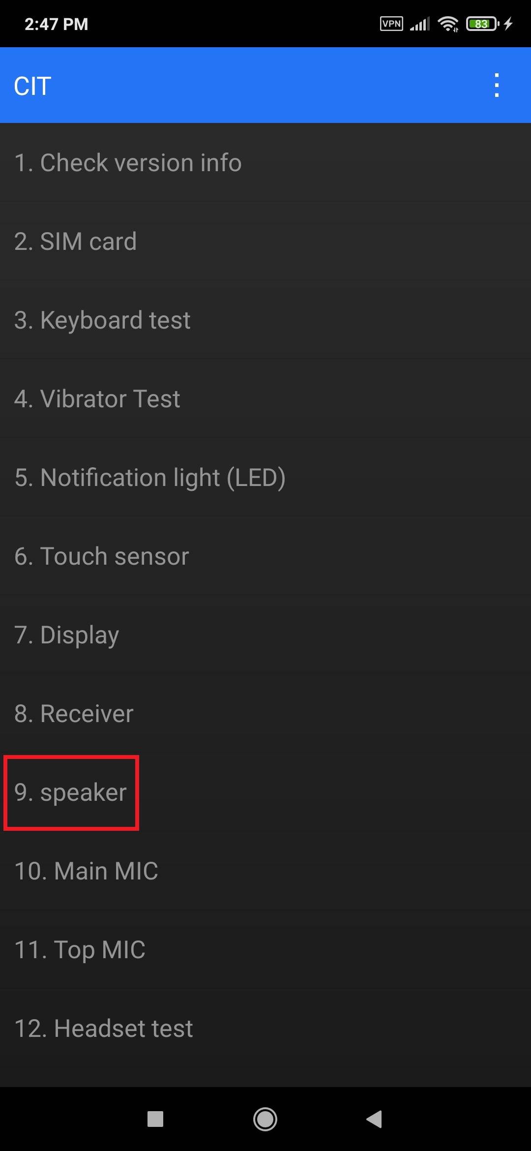 Testez vos composants avec le mode ingénieur