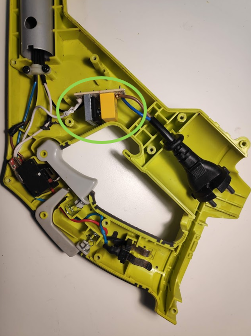 Inspectez le pont de diodes