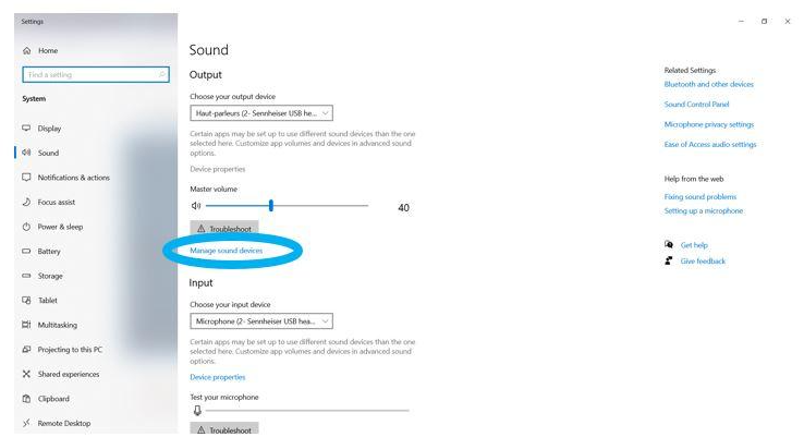 Retirez les modifications sonores 