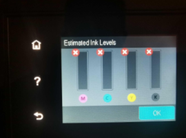 Vérifiez les cartouches d'encre