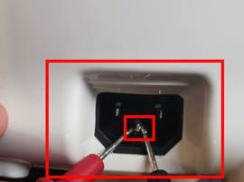 Vérifiez la prise secteur