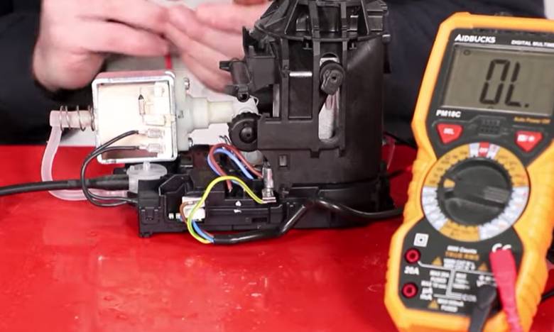 Testez la pompe de la cafetière