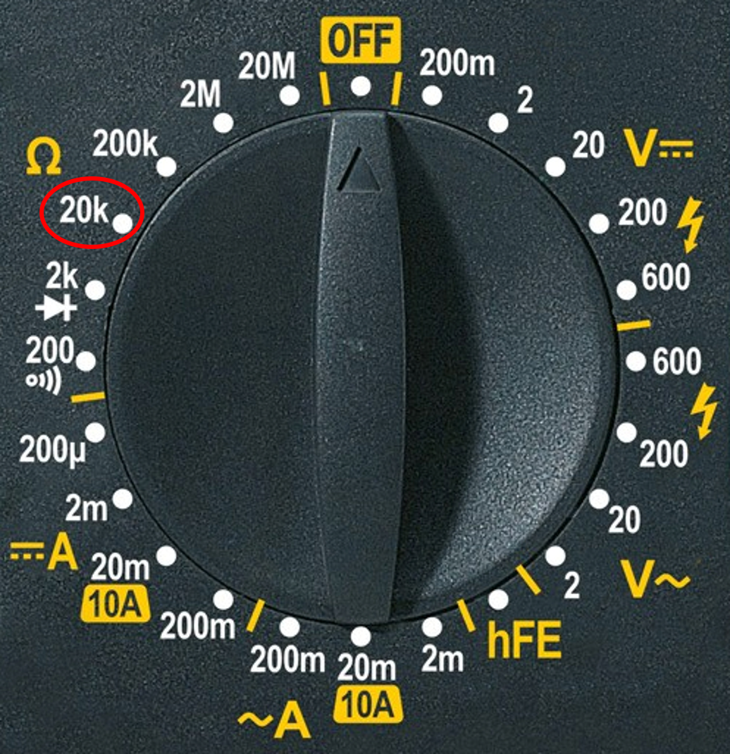 Testez la sonde de température du lave-linge