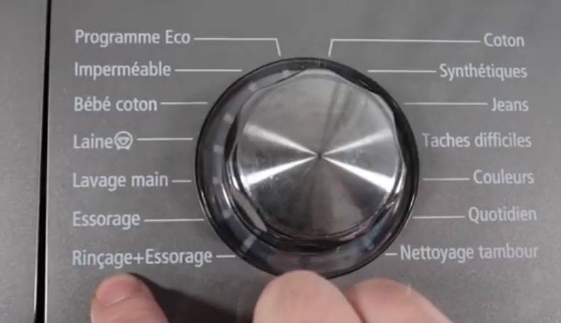 Choisissez le bon programme (taches blanches)