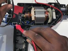 Testez l'interrupteur de la perceuse filaire