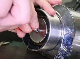 Vérifiez le porte-filtre