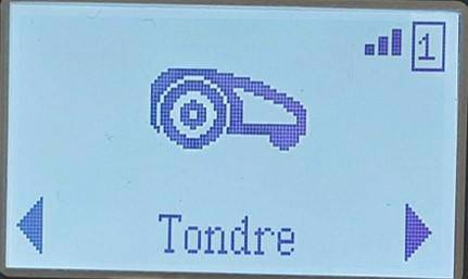 Lancez une tonte depuis l'interface du robot ou depuis l'application