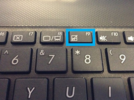 Testez le pavé tactile et le menu