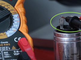 Testez le condensateur du Karcher