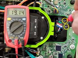 Testez la carte électronique du robot de tonte