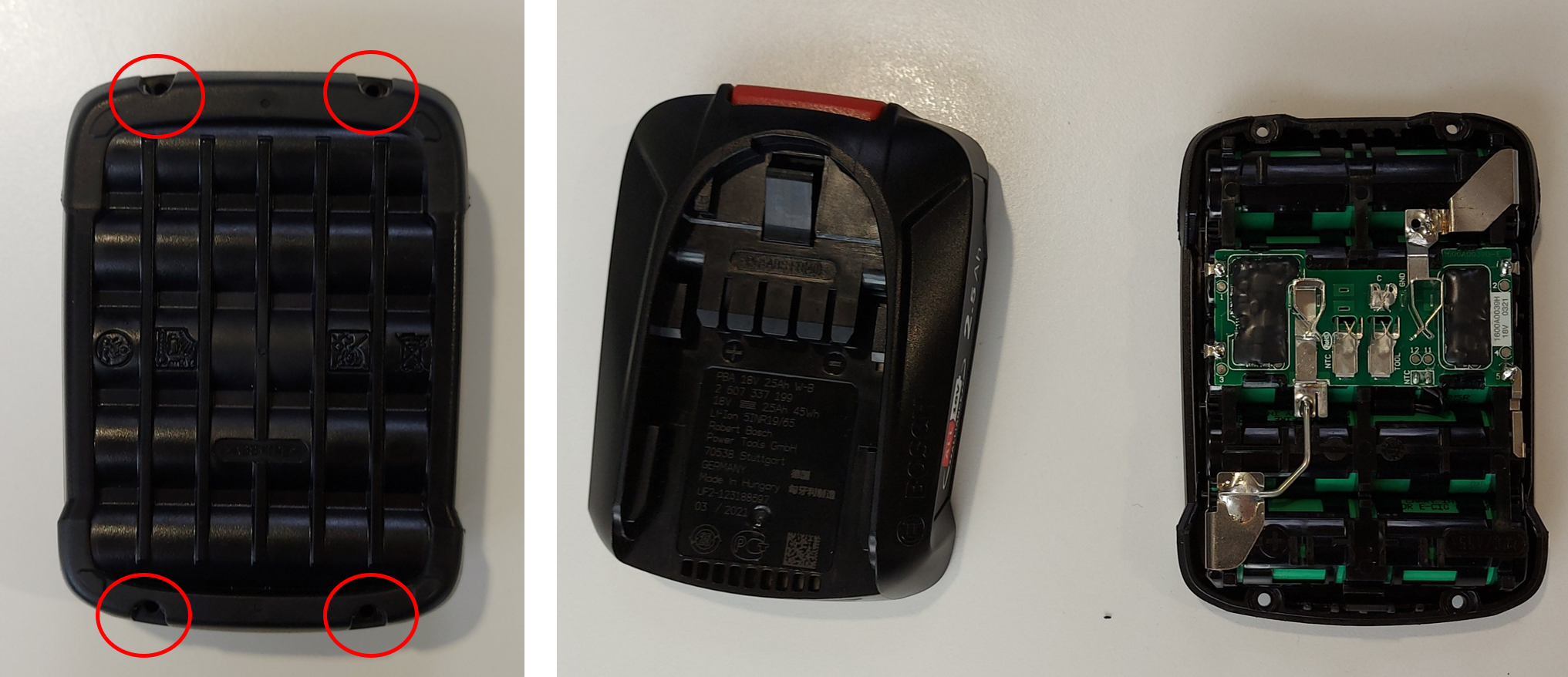 Testez la batterie du robot tondeuse