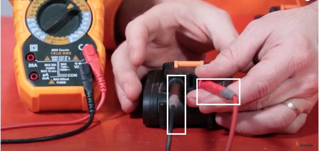 Testez la batterie de la perceuse