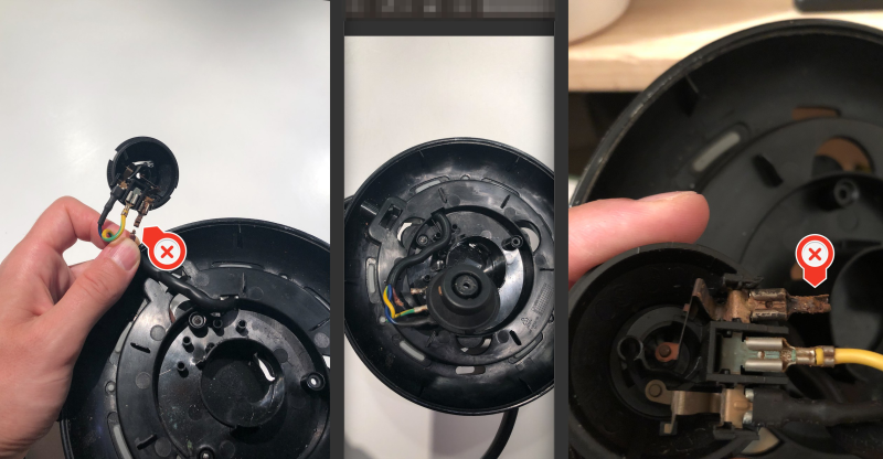 Vérifiez l'état de la bouilloire