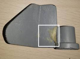 Examinez la cuve et les pales